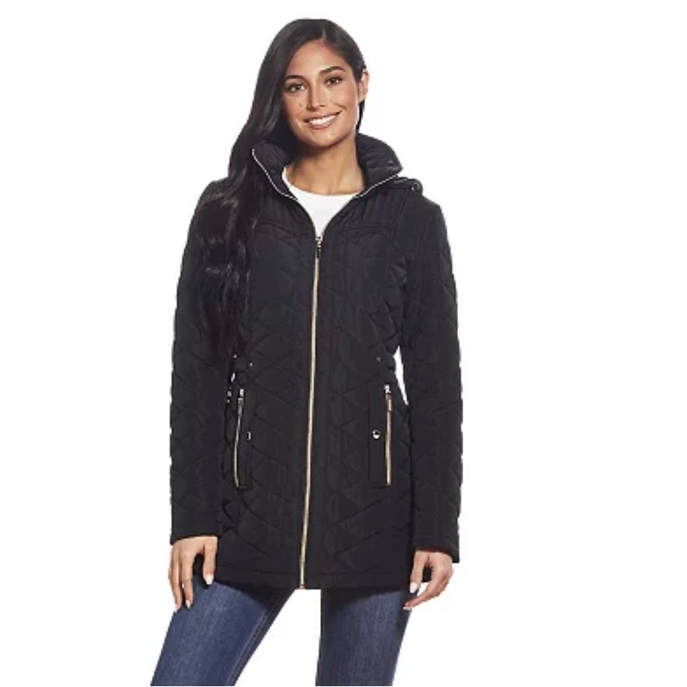 Gallery Quilted Jacket Black GS22117M